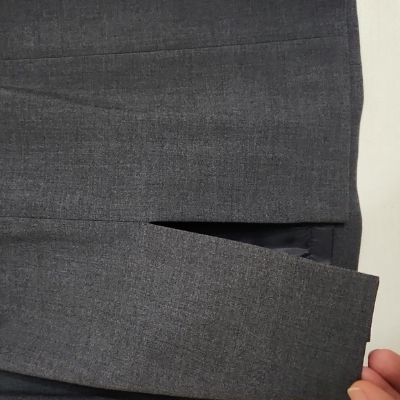 Tahari Career Formal grey dress Sheath defined waist Essentials 4 Office Career - Picture 7 of 10